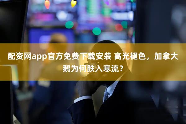 配资网app官方免费下载安装 高光褪色，加拿大鹅为何跌入寒流？