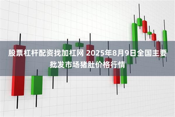 股票杠杆配资找加杠网 2025年8月9日全国主要批发市场猪肚价格行情
